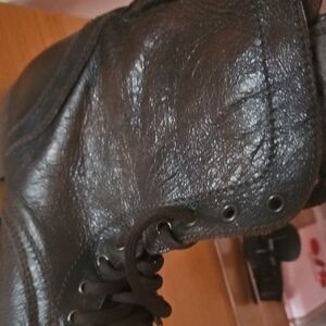 Steve Madden Kids Black Lace-Up Boots